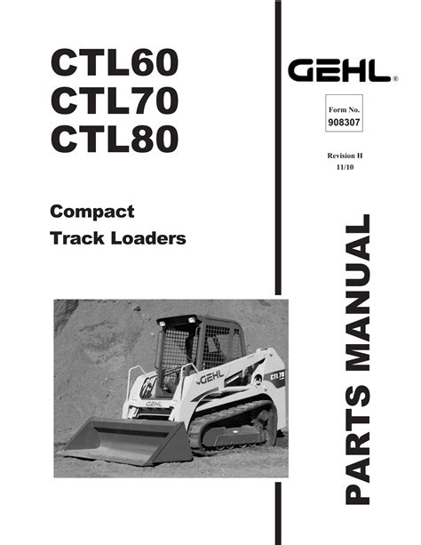 gehl ctl60 parts manual